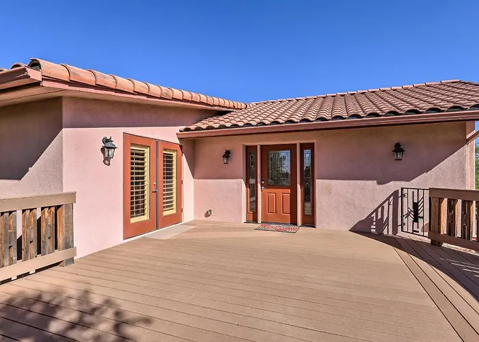 5 Mi To Butte Creek Trail: Prescott Home W/ Deck!