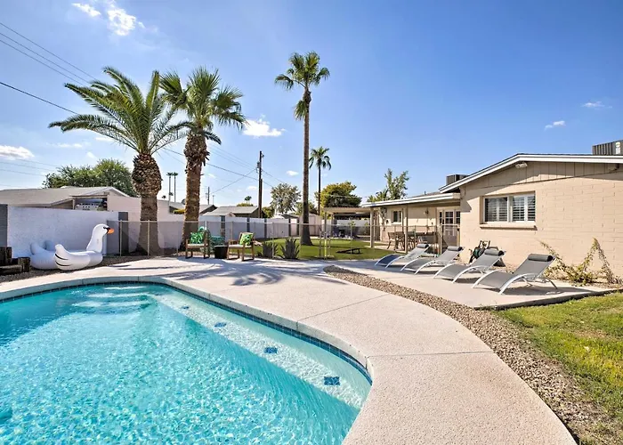 Modern Scottsdale Gem W/ Pool, Games, Patio & More