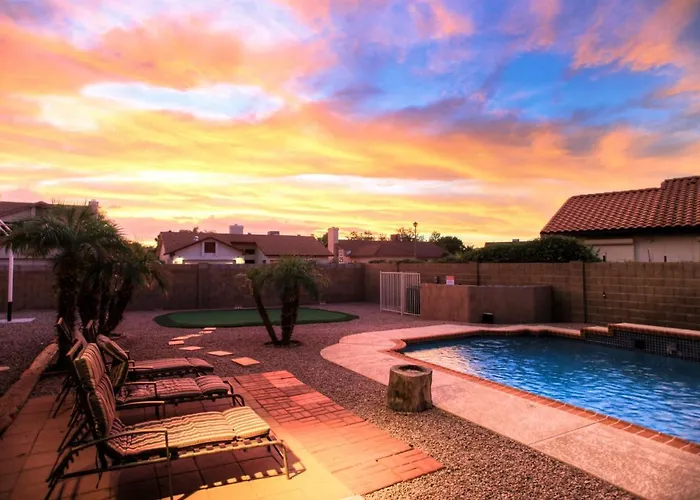 Backyard Playground Golf Sport Court Hot Tub