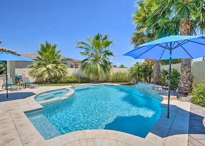 Modern Azure Home W/ Beautiful Patio, Pool & Spa!