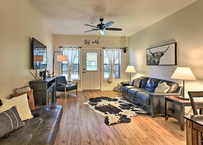 Rustic-Chic Overgaard Condo With Fishing Pond!