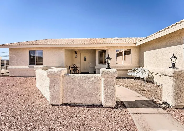 Patio + Fire Pit: Central Home In Lake Havasu City