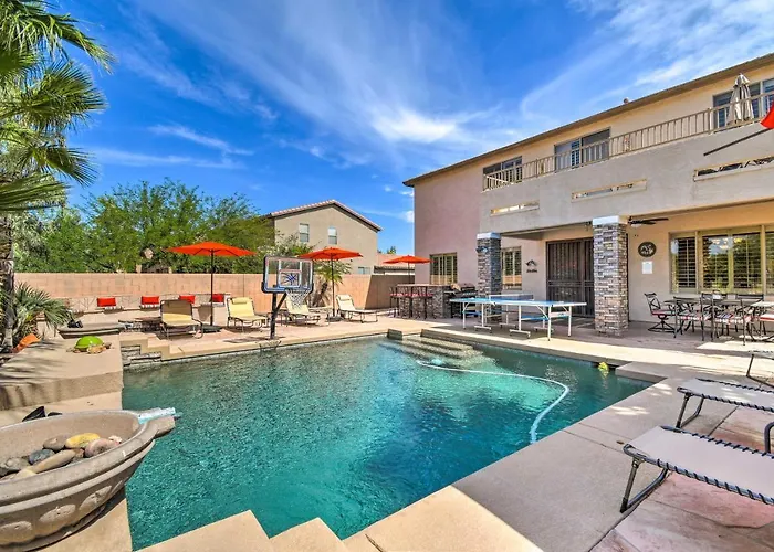Pool, Game Room & Views! Laveen Village Getaway