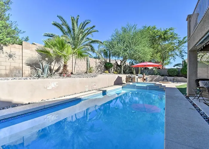 Hot Tub & Mtn Views! Family Getaway In Mesa