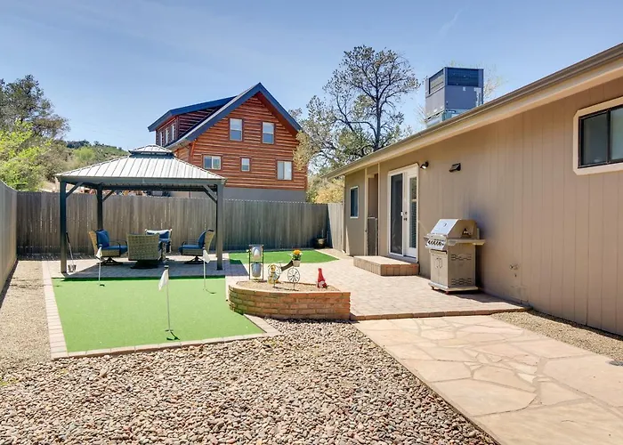 Putting Green & Patio: Central Prescott Home