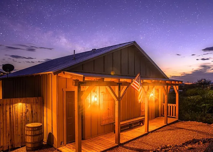 -Pet Friendly- Miners Cabin #6 - King Bed With Private Balcony
