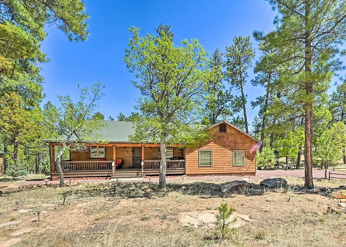 Bring A Pet: Happy Jack Cabin W/ Fire Pit!
