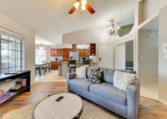 Balcony & Pool Access: Quiet West Chandler Condo