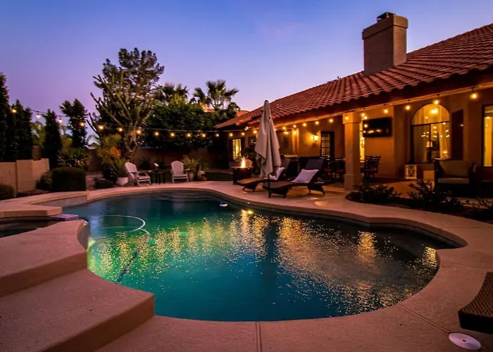Luxury N. Scottsdale Home Wprivate Oasis Yard