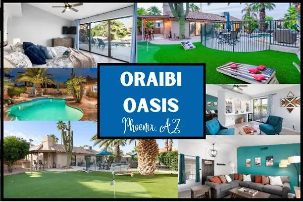 Oraibi Oasis-A Phoenix Paradise- Pool, Spa, Putting Green, Ev Charger