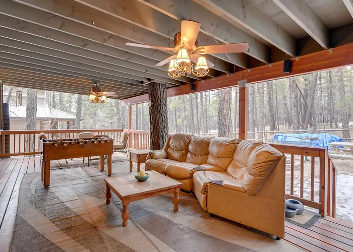 Near Hiking & Golfing: Munds Park Cabin W/ Deck!