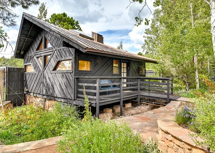 Pet-Friendly Flagstaff Studio Cabin W/ Patio