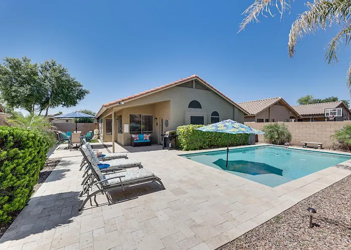 Sunny Maricopa Getaway W/ Private Pool + Fire Pit!