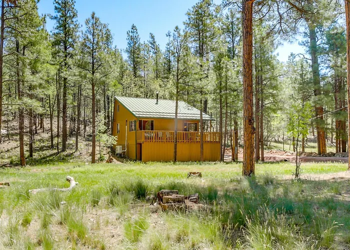 Hike & Atv: Secluded Happy Jack Cabin W/ Deck