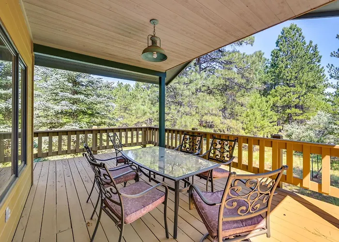 Forested Home In Flagstaff W/ Large Deck & Grill!