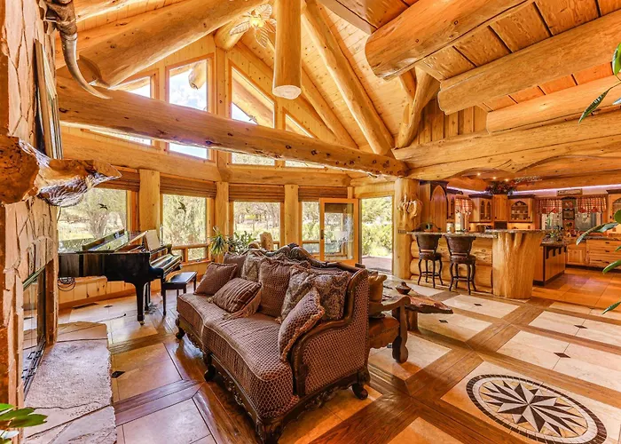 Scenic Payson Cabin! Fireplace + Wraparound Patio