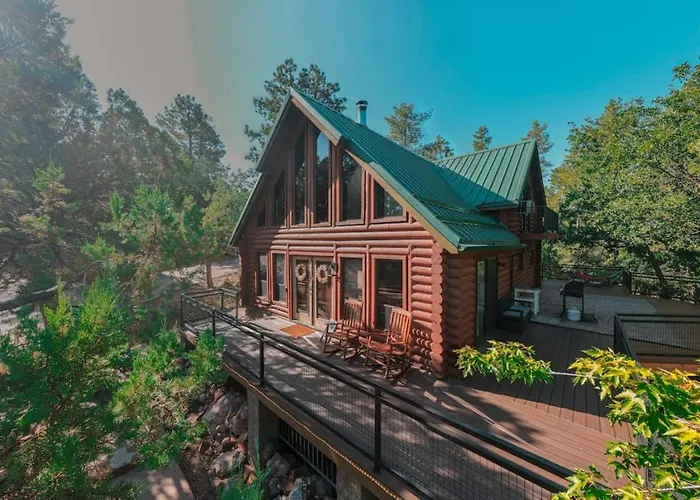 Charming Log Aframe In Pine
