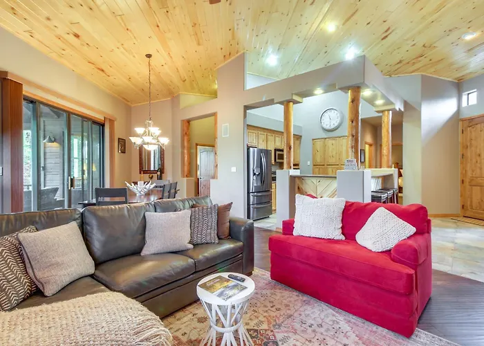 Unwind Fireside: Spacious Torreon Cabin W/ Deck!