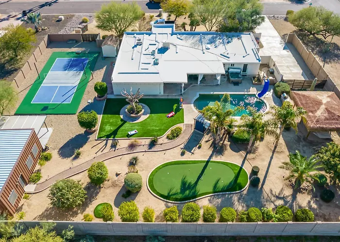 Pickleball In Paradise- 6 Bedrooms Pool Spa Arcade Putting Green Sportspickleballvolleyball
