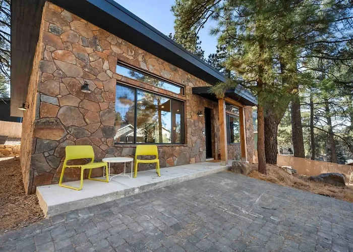 Modern Flagstaff Wood Cabin Home Forest Views