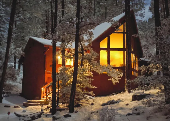 Relax Fireside! Peaceful Forest Haven In Prescott