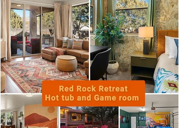 Lux Sedona Retreat - Hot Tub & Game Room