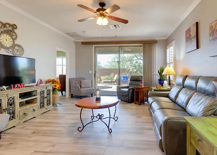 Furnished Patio, Fire Pit Peaceful Anthem Home!