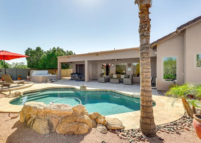 3 Mi To Usery Mtn Regional Park: Poolside Paradise