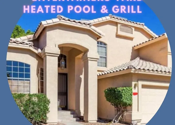 Luxury Desert Oasis! 5 Bedroom, 3 Bath W Heated Pool