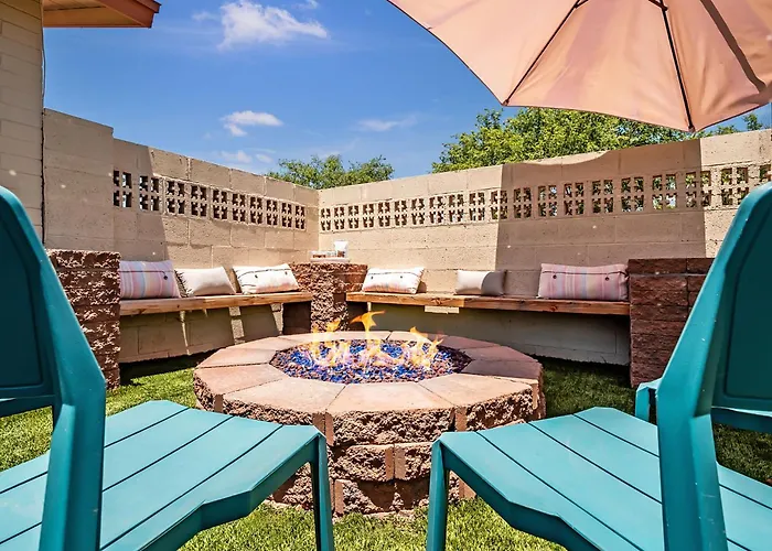 5Br Sleeps 10 Hot Tub Fire Pit Games & Walk To Asu