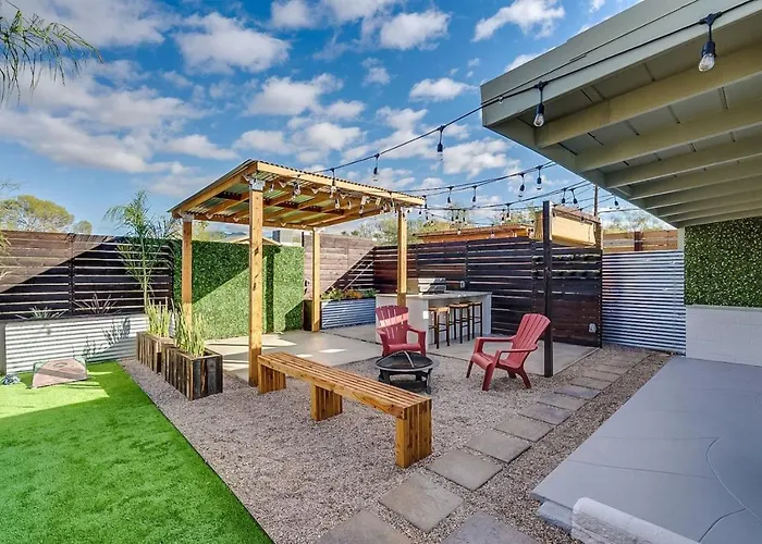Chic Duplex Tucson U Of A Firepit 2Of 2