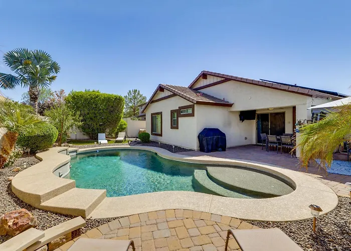 4 Mi To Luke Afb: Family Home W/ Pool & Grill