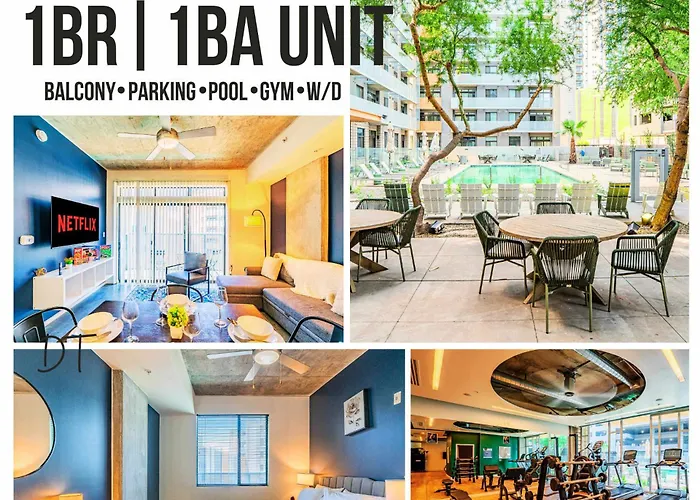 Homey 1Bd - Central Downtown - Gym, Pool, Parking