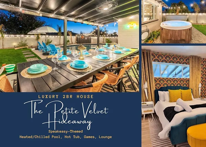 2 Bedroom House, Pool, Hot Tub, 15 Min Barrett Jackson!