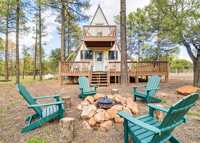 Rim Country Retreat: A-Frame Cabin W/ Large Deck