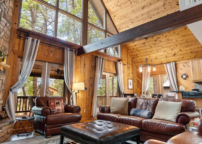 Family Cabin Getaway - Firepit Views Outdoor Fun