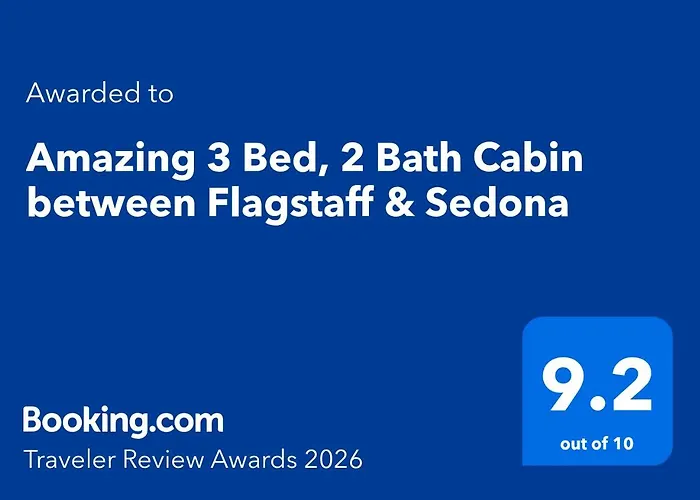 Amazing 3 Bed, 2 Bath Cabin Between Flagstaff & Sedona