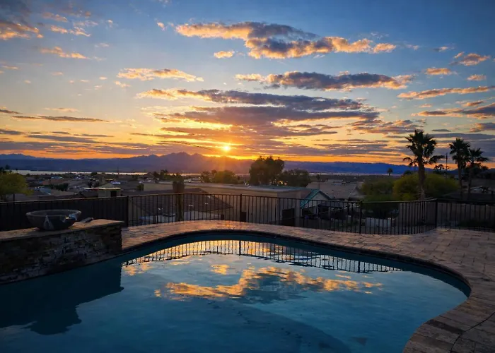 Stunning Lake Havasu Retreat With Panoramic Lake Views And Resort Comforts Sleeps 10 Newly Remodeled