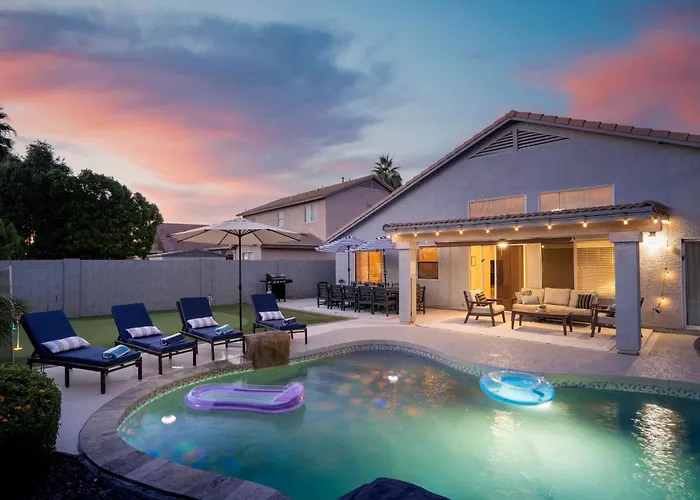 Water Slide, Cave Hot Tub, Game Room And Heated Pool