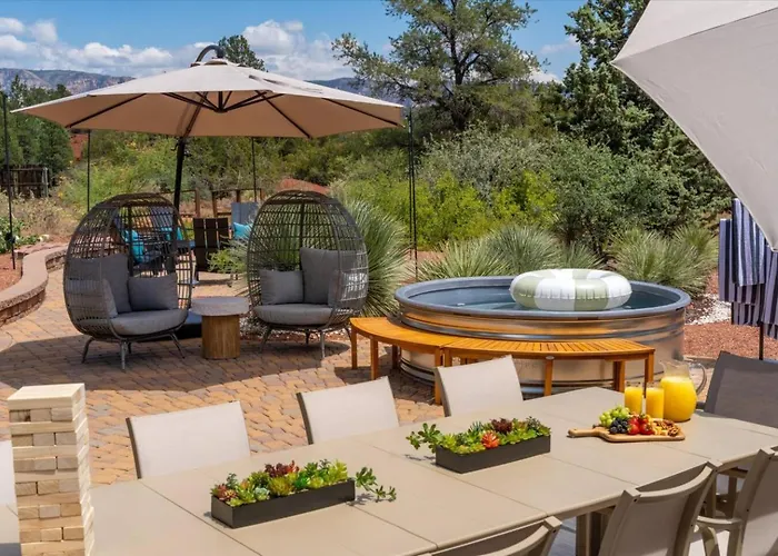 Modern Sedona Oasis | Pool/Hot Tub/Games & Views