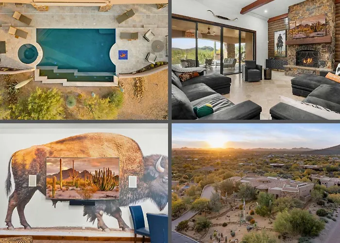 Your Luxury Desert Villa With Pool Hot Tub & Views