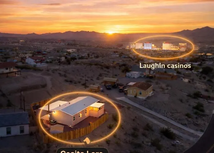 Cozy Desert Home, Stunning Views, Peaceful Vibes Near Laughlin