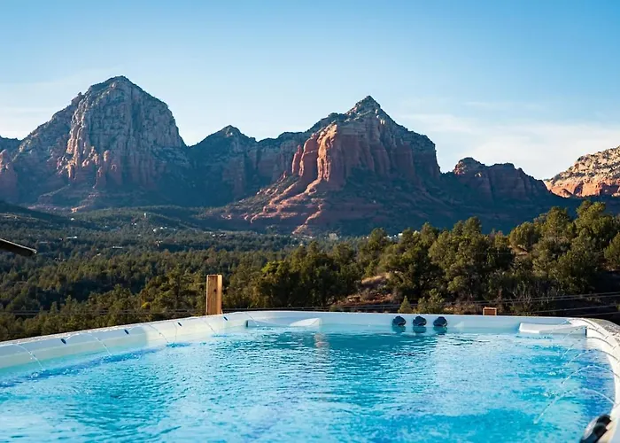 New Sedona Uptown Dream 4Br Wow! Views! Pool And Spa