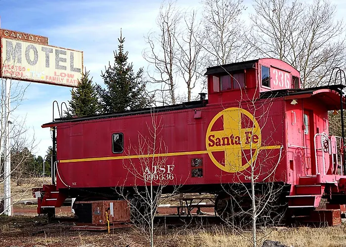 Historic Rail Caboose On Route 66