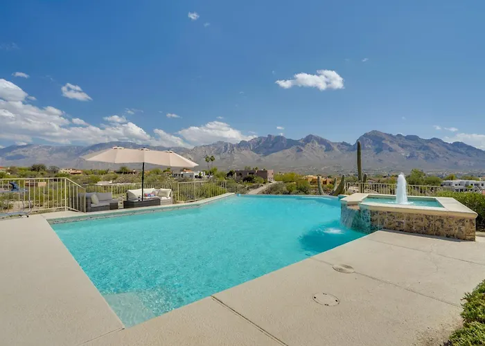 Near Trails: Luxe Mountain-View Retreat In Tucson!