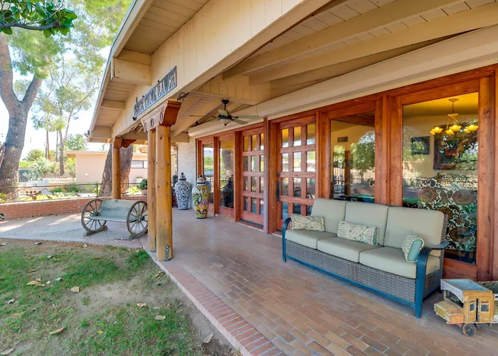 Swim Spa Access & Outdoor Kitchen! Tucson Home