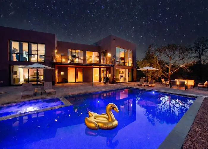 New! 1 Acre West Sedona Estate Spa Game Room Stunning View Direct Trail Access!