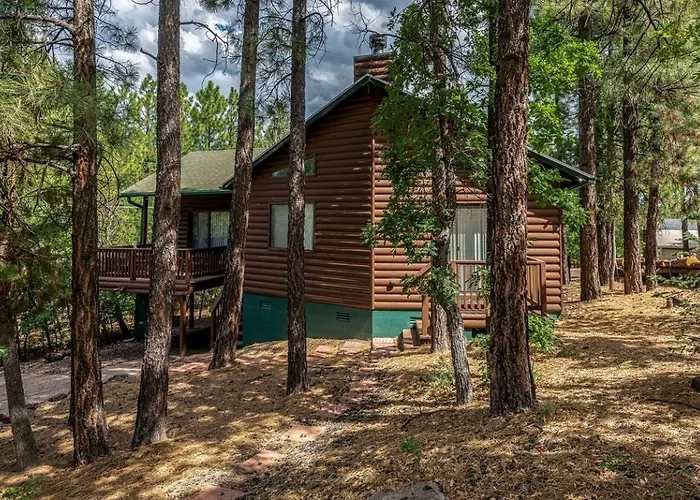 Incredible Log Cabin With Gorgeous Sights In Pinetop, Arizona