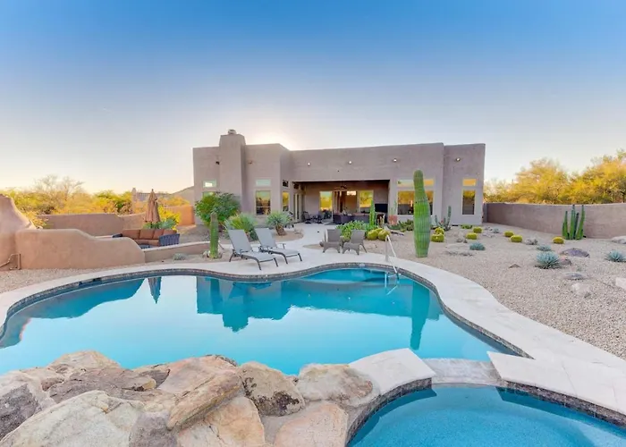 Scottsdale Luxury Heated Pool Desert Views For 6