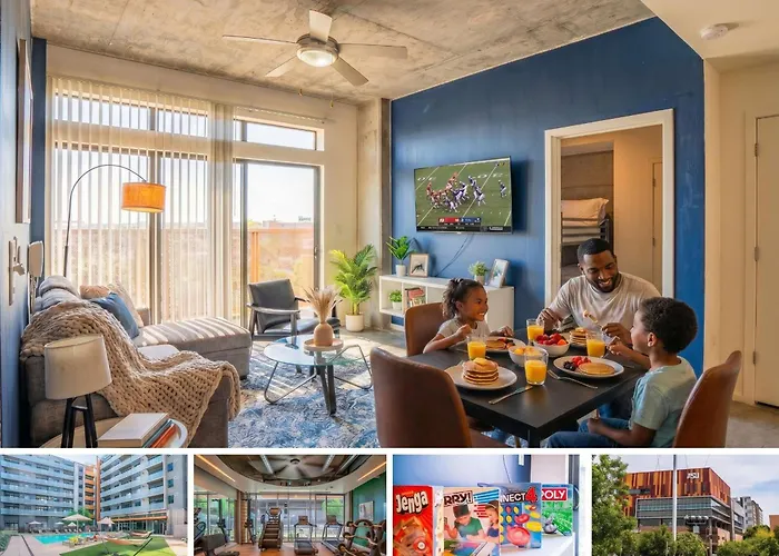 Striking 2Bd - Cdt- Gym, Pool, Parking - Sleep8